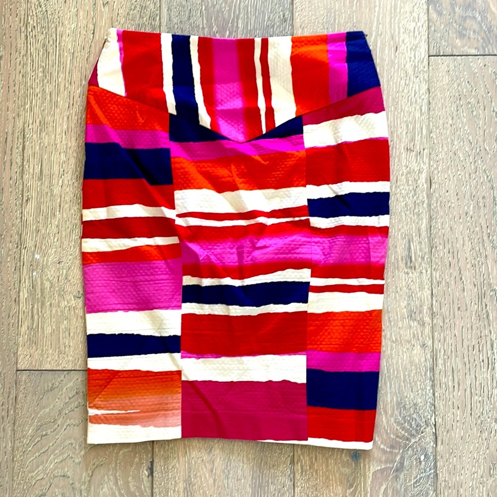 DVF printed skirt. High waist pencil skirt
